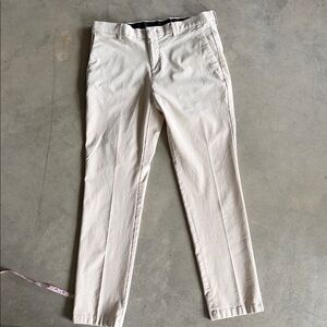 Kenneth Cole pants Men's Slim Stretch - Cream 34x32